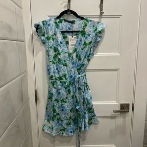 polyester satin material wrap romper